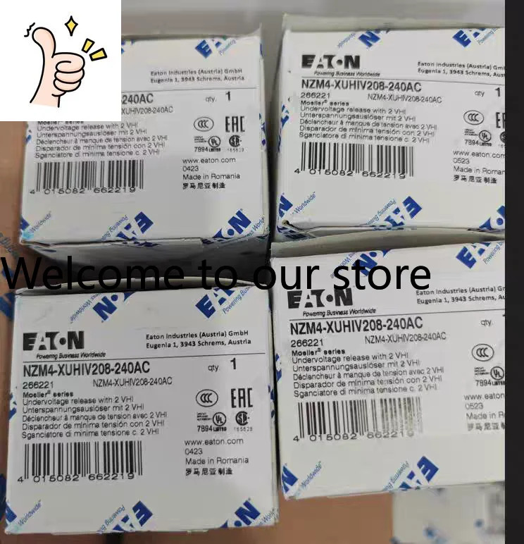 이튼 멀러 NZM4-XUHIV208-240AC 저전압 코일 800-1600A 회로차단기용