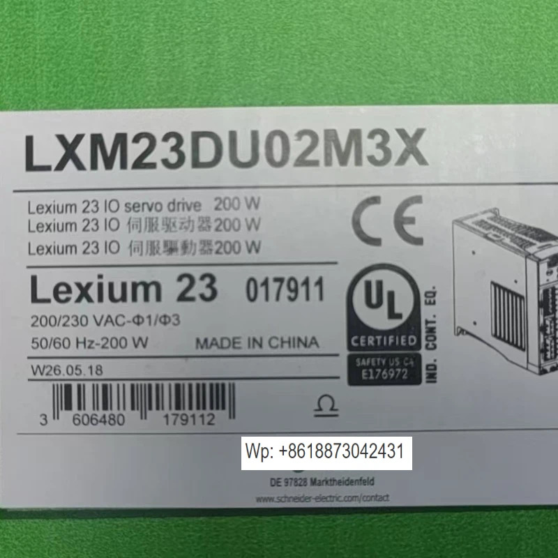 드라이브 LXM23DU02M3X/LXM23DU04M3X/DU07/DU10/DU15/DU20/DU30M3X 1개