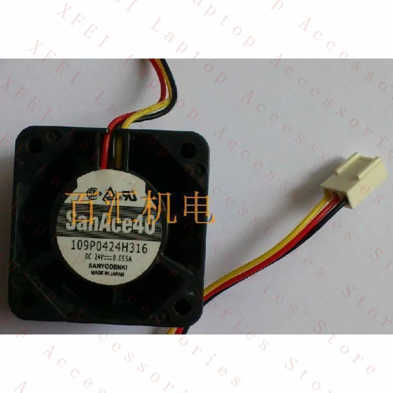 C 오리지널 109P0424H338 24V 0.095A 4028 3선 냉각팬  A613