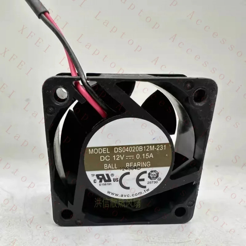 C 팬DS04020B12M DC12V 0.15A 4020 40x20MM 2선 냉각팬