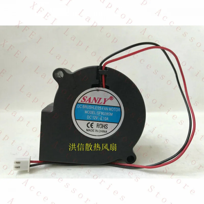 C 팬 SF6028SM DC 12V 0.10A 2핀 60x60x28MM 냉각팬