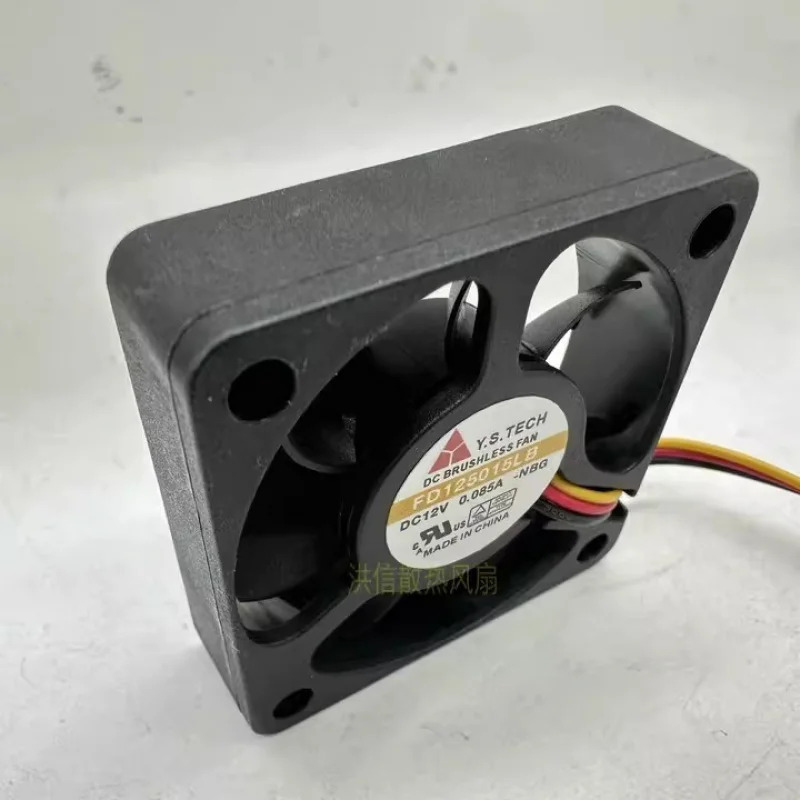 C Y.S.TECH 팬FD125015LB DC12V 0.085A 5015 50x15MM 3선 냉각팬