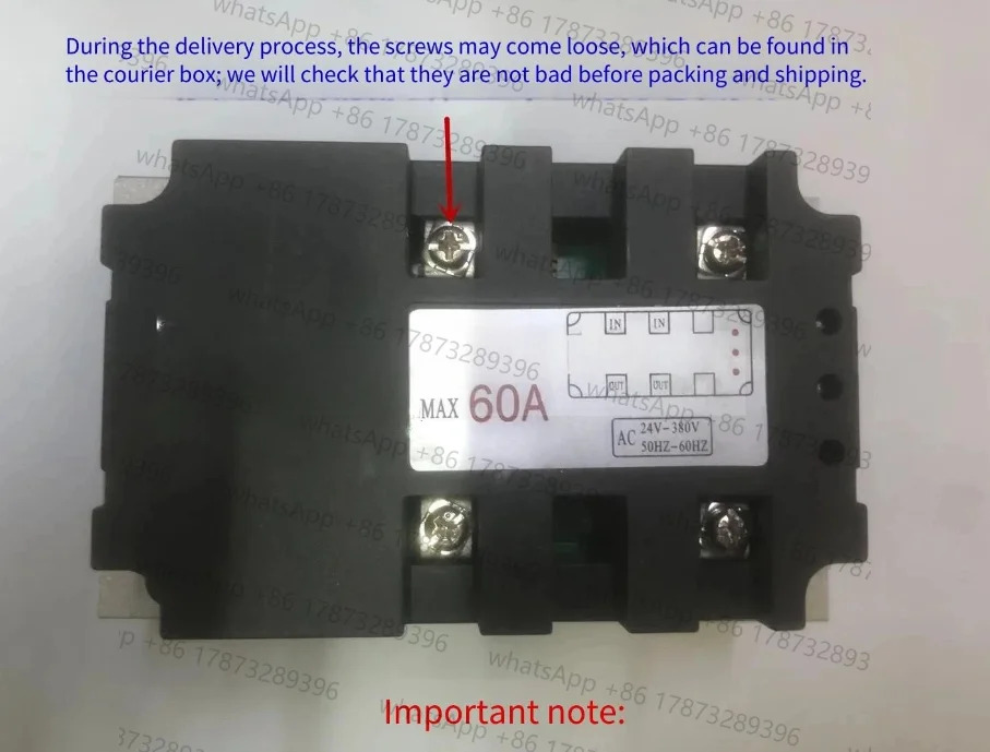 고체 전압 조정기 MAX60A AC24V-380V 50HZ-60HZ 수축 기계 변환형