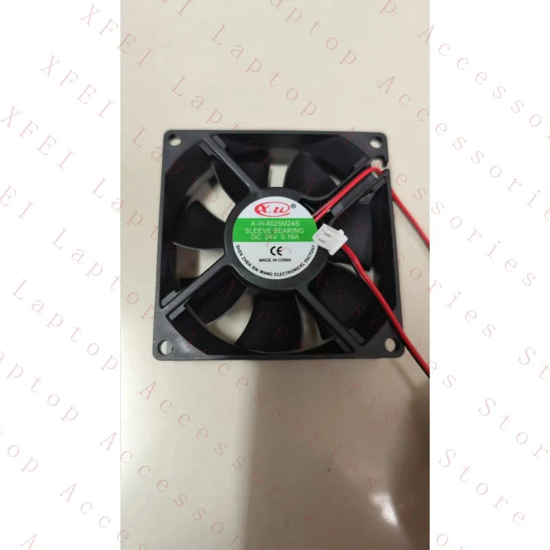 C XW 팬X.W-8025M24S DC24V 0.16A 8025 8cm 2선 냉각팬