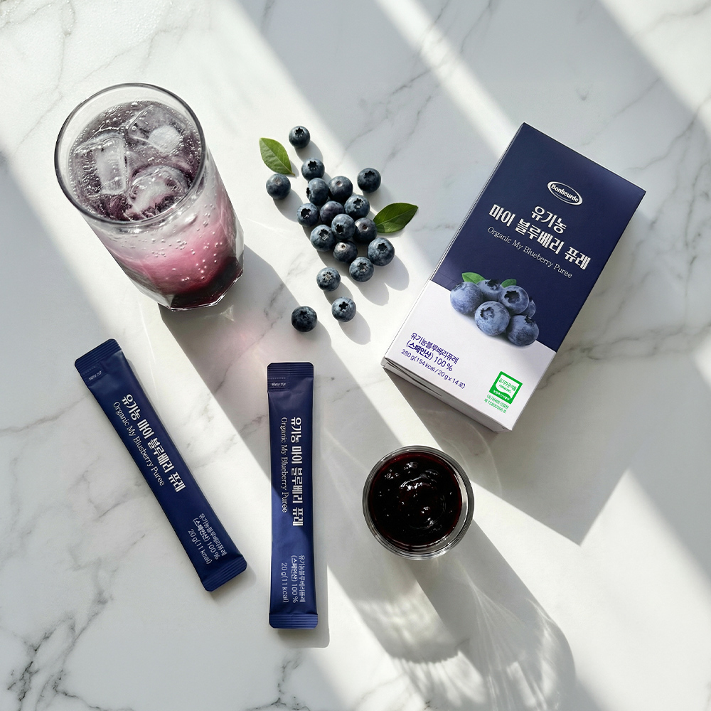 [100% 유기농] 보넬드 마이 블루베리 퓨레 280ml, 9개 이미지 6