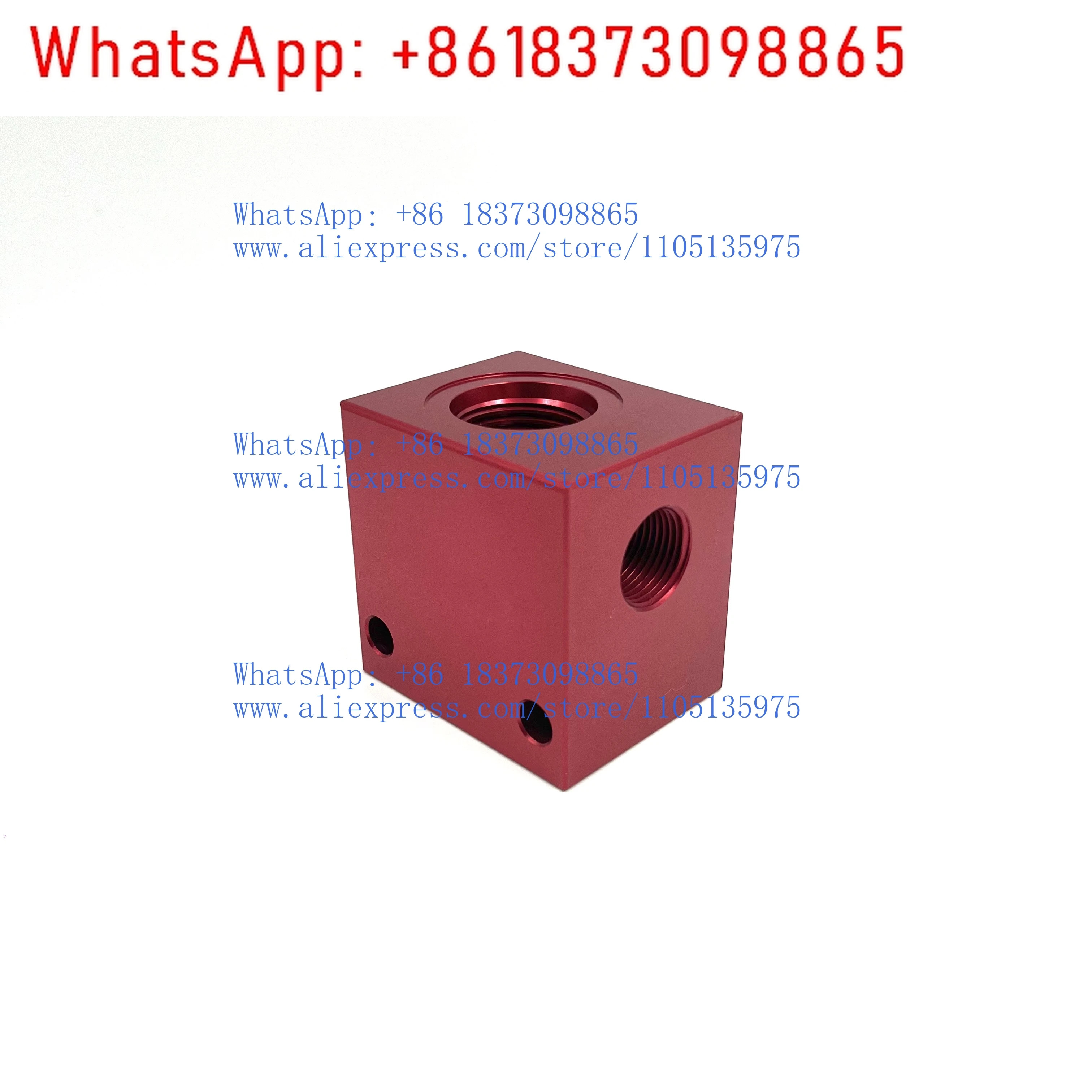 DC 12V 24V 코일 G1/2 G3/8 포트 유압 블록 V3068 카트리지 밸브 솔레노이드 2위치 2방향