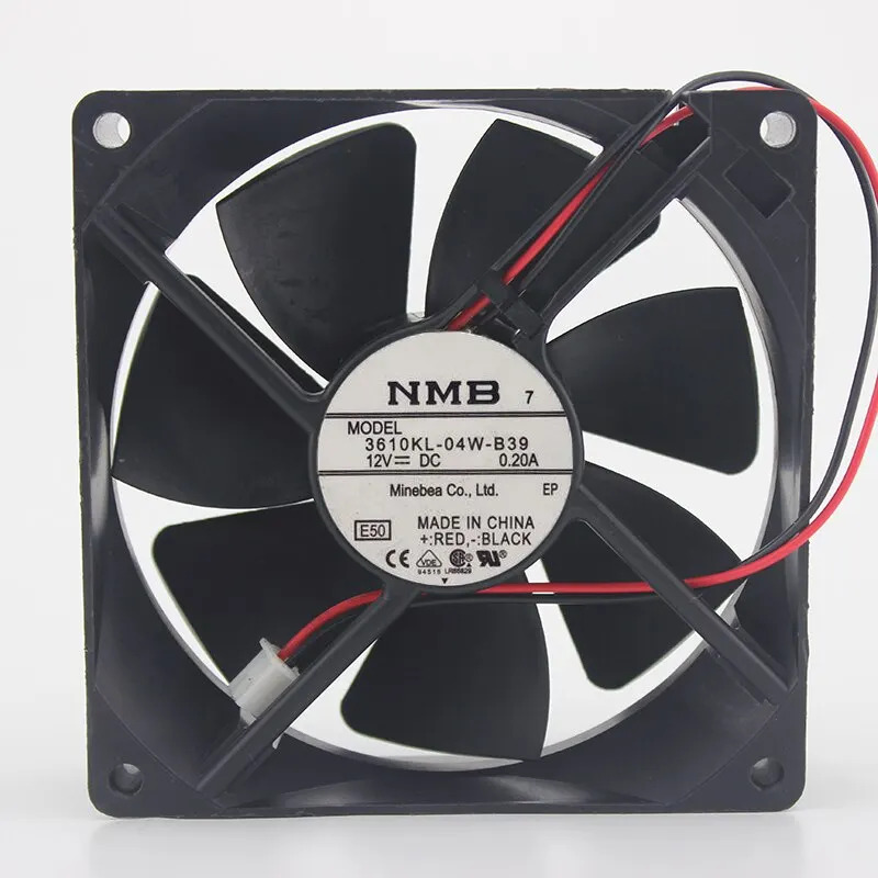 9225 3610KL-04w-B39 / B30 0.20A 대용량 기계 냉각팬 12V 9cm