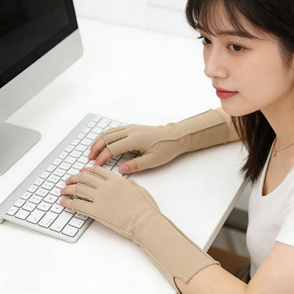 일상용 손목 보호 장갑 압박 관절 보호 장갑 통기성 손가락 - 상품 이미지