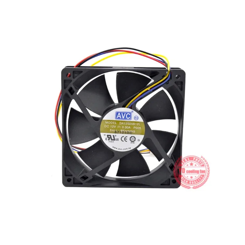 JFG C12cm 4핀 PWM 팬팬 DA12025B12L 0.30A 볼