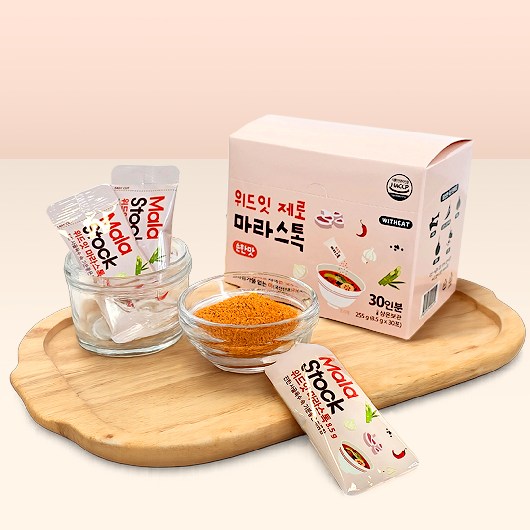 위드잇 제로 마라스톡 순한맛 255g 아이도 먹는 마라 육수 가루, 무첨가 라면스프 대용 - 상세 이미지 2