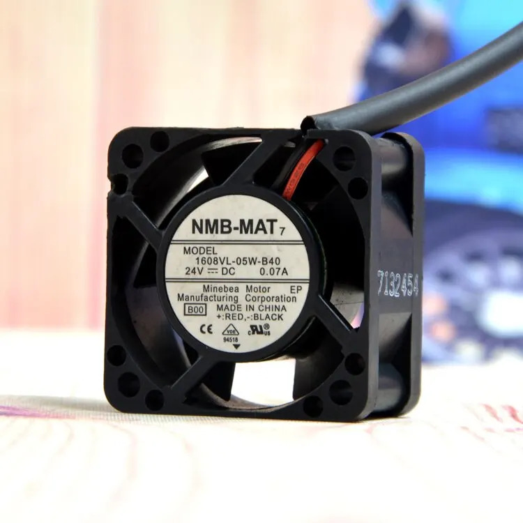 NMB 1608VL-05W-B40 24V 0.07A 4cm 4020 변환기 냉각팬