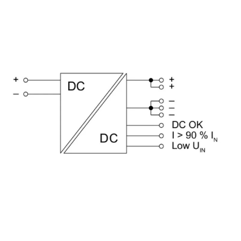 오리지널 Weidmller 전원공급장치 PRO DCDC 120W 24V 5A 2001800000
