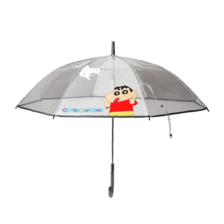 짱구 투명 장우산 60cm 캐릭터 우산선물 장마대비 - 상세 이미지 4