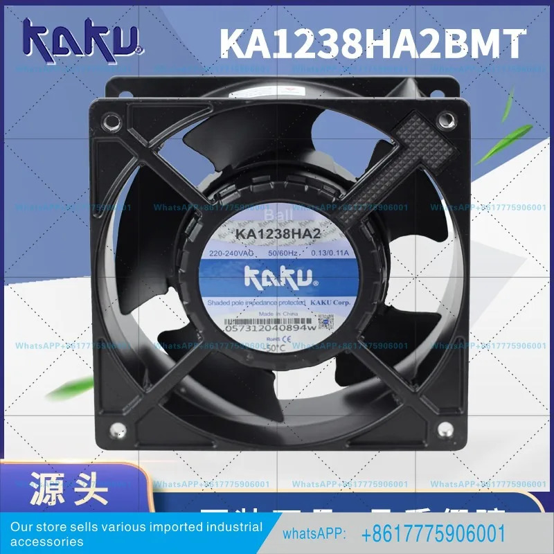 오리지널 KAKU KA1238HA1/2/3 AC110/220/380V 120x38mm 방수 팬