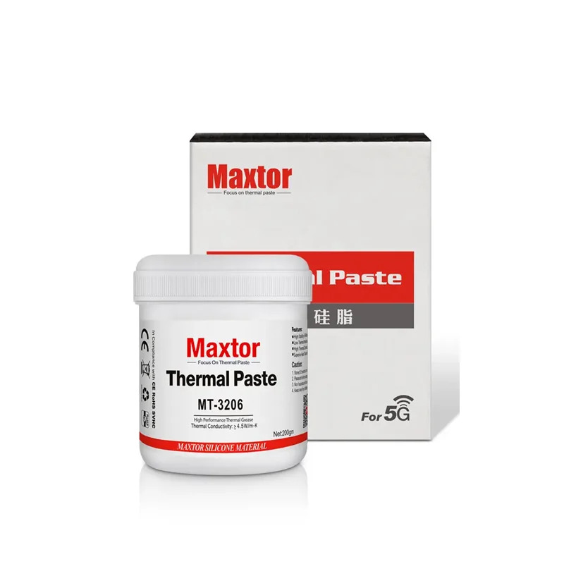 FOR Mor Thermal Paste 200g CPU 페이스트 비전도성 열전도성 그리스 열전달 오리지널