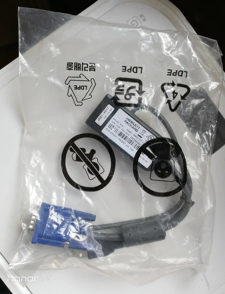 hp호환 KVM USB 인터페이스 어댑터 케이블 336047 -B21 예비 부품 396633 -001