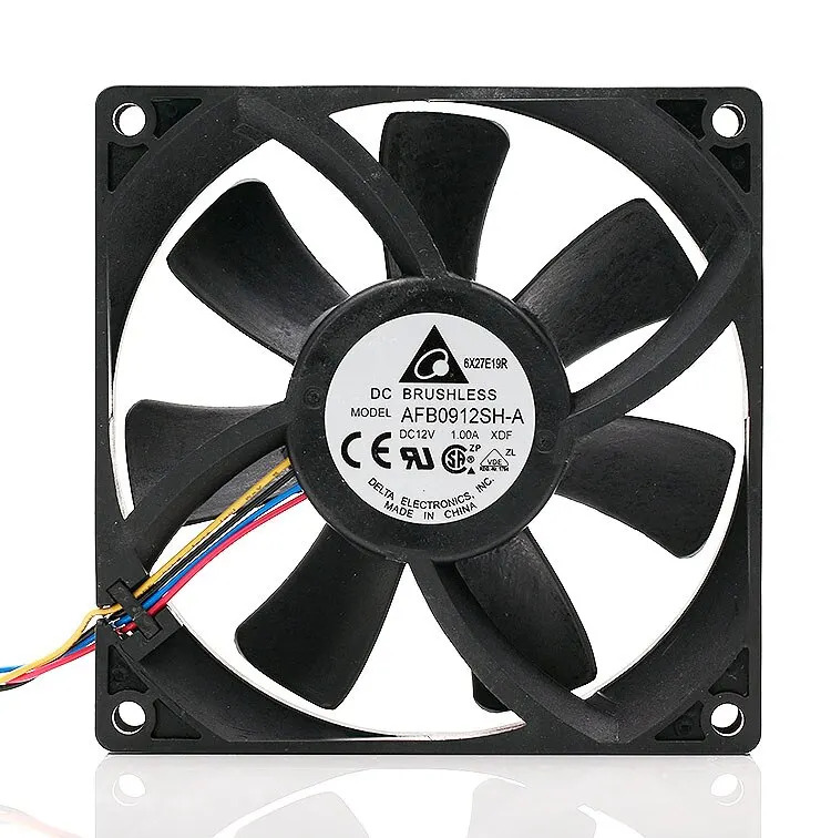 Delta AFB0912SH-A 12V 1.00A 9225 대용량 4선 PWM 냉각팬