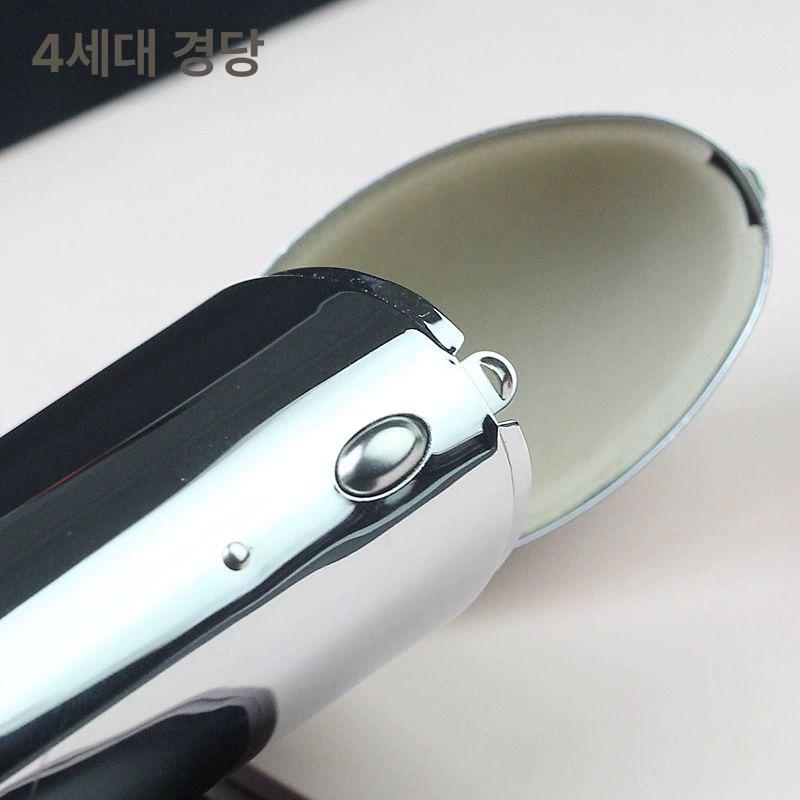 스텐안경케이스 하드 안경집 선글라스케이스 돋보기 보관 샤이니실버 - 상세 이미지 3
