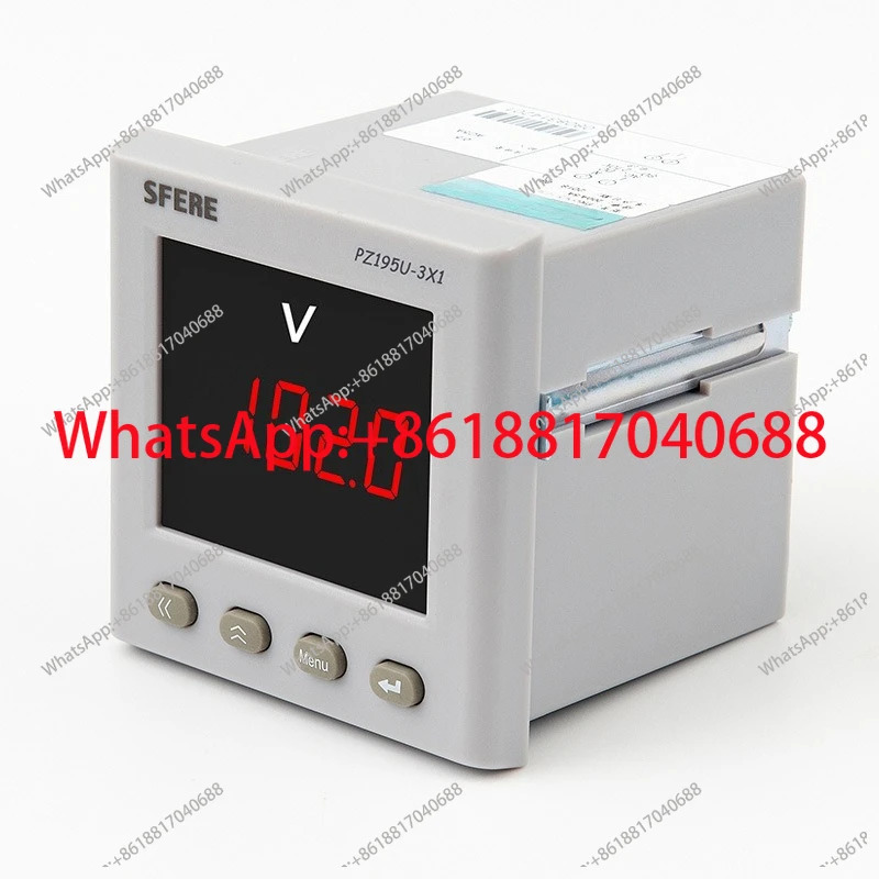 PZ195U-3X1 단상 디지털 디스플레이 DC 전압계 스마트 미터