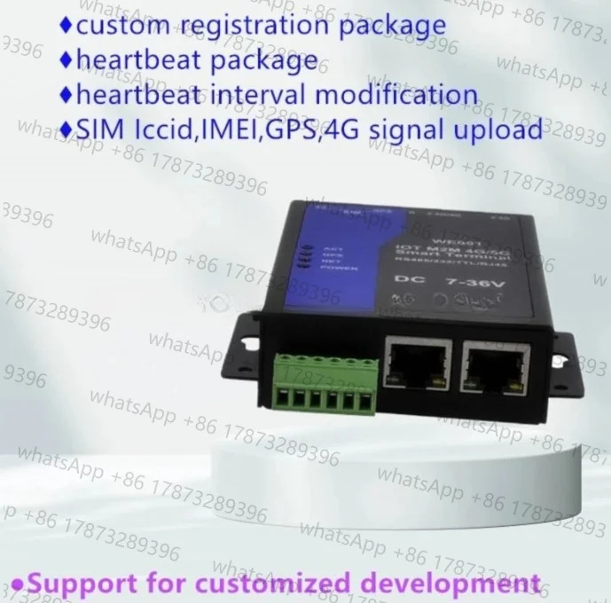산업IoT M2M 4G 스마트 터미널 DTU RS232 RS485 TTL RJ45 GPS WiFi 무선 라우터 TCP UDP MQTT