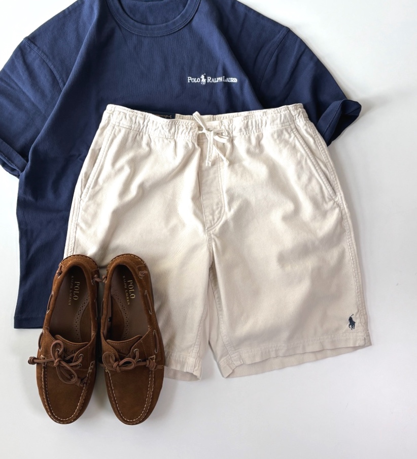 [백화점판] 폴로 랄프로렌 26SS 8인치 씬코듀로이 프렙스터 반바지 (3color)