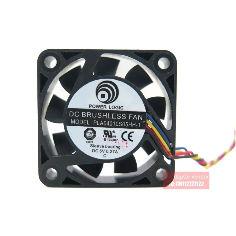 JFG 신형 파워 로직 4010 4cm 5V 4선 PWM 쿨링 팬 냉각팬 PLA04010S05HH-1