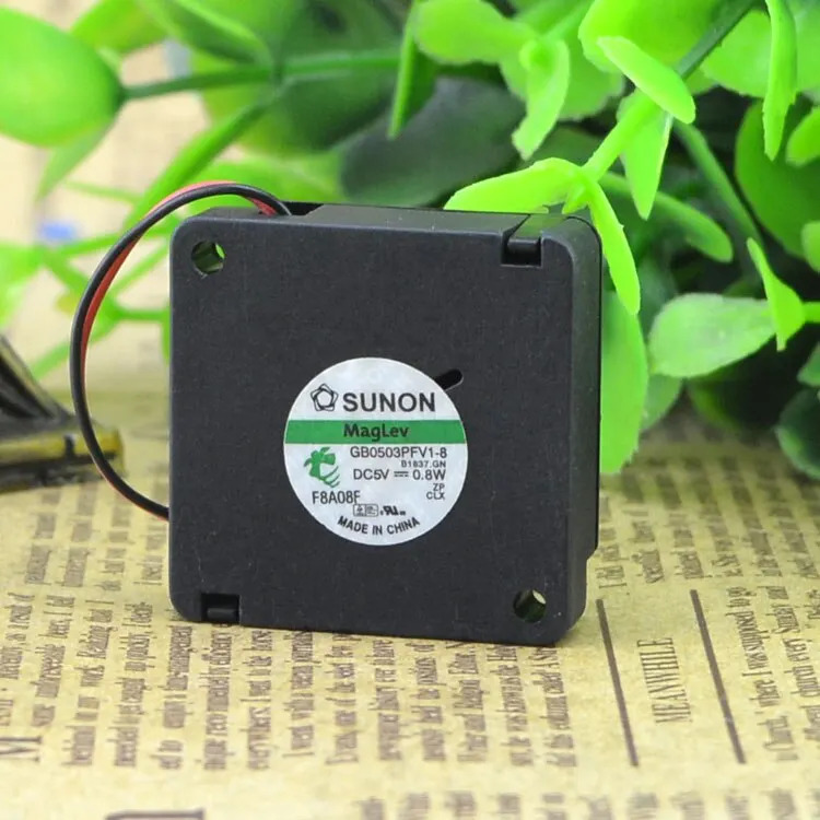 SUNON GB0503PFV1-8 5V 0.8W 2선 블로워 팬 3010