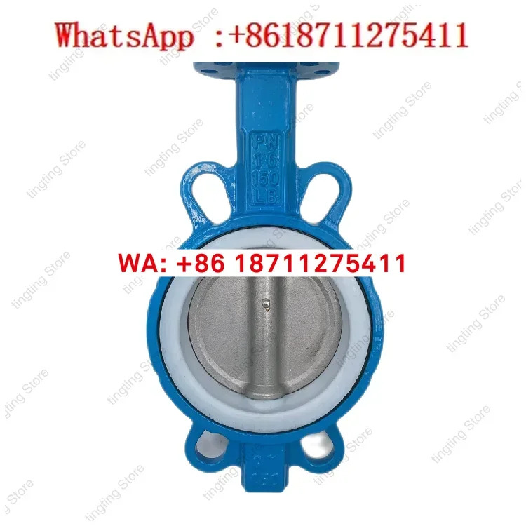 헤드리스 PTFE 버터플라이 밸브 스테인리스 스틸 플레이트 공압/전기 특수 매칭 DN50 65 80 100 125