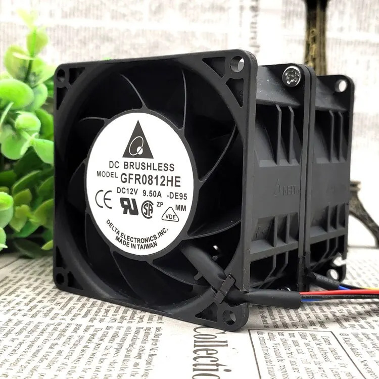 델타 30000 Rpm 12V 9.5A GFR0812HE 8cm cm 이모터 자동차 충전팬