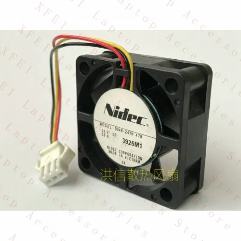 C 4015 D04R-24TH 47B DC24V 0.08A 4CM 3선 인버터 냉각팬