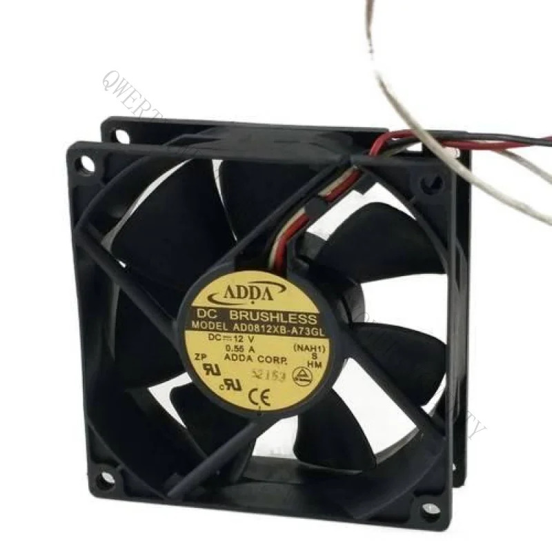 Sp ADDA AD0812XB-A73GL DC12V 0.55A 3핀 냉각팬 QW.