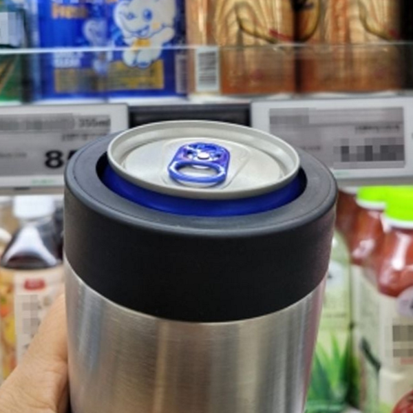 휴대용 음료 캔 쿨러 맥주 스테인리스 스캔 쿨러 진공 이중 - 상품 이미지