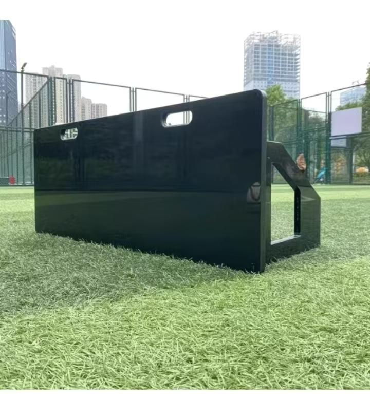 축구 리턴볼 벽치기 장애물 훈련판 슛팅 사커 연습용 블랙 120X40cm - 상품 이미지