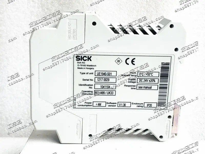 오리지널 SICK 안전 모듈 UE1940-S01 12170029 DC24V