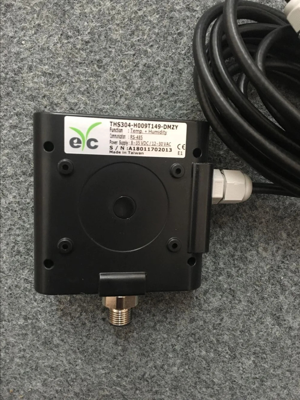 대만 EYC 디스플레이형 온도 습도 트랜스미터 THS304-H009T149-DMZY RS485 통신