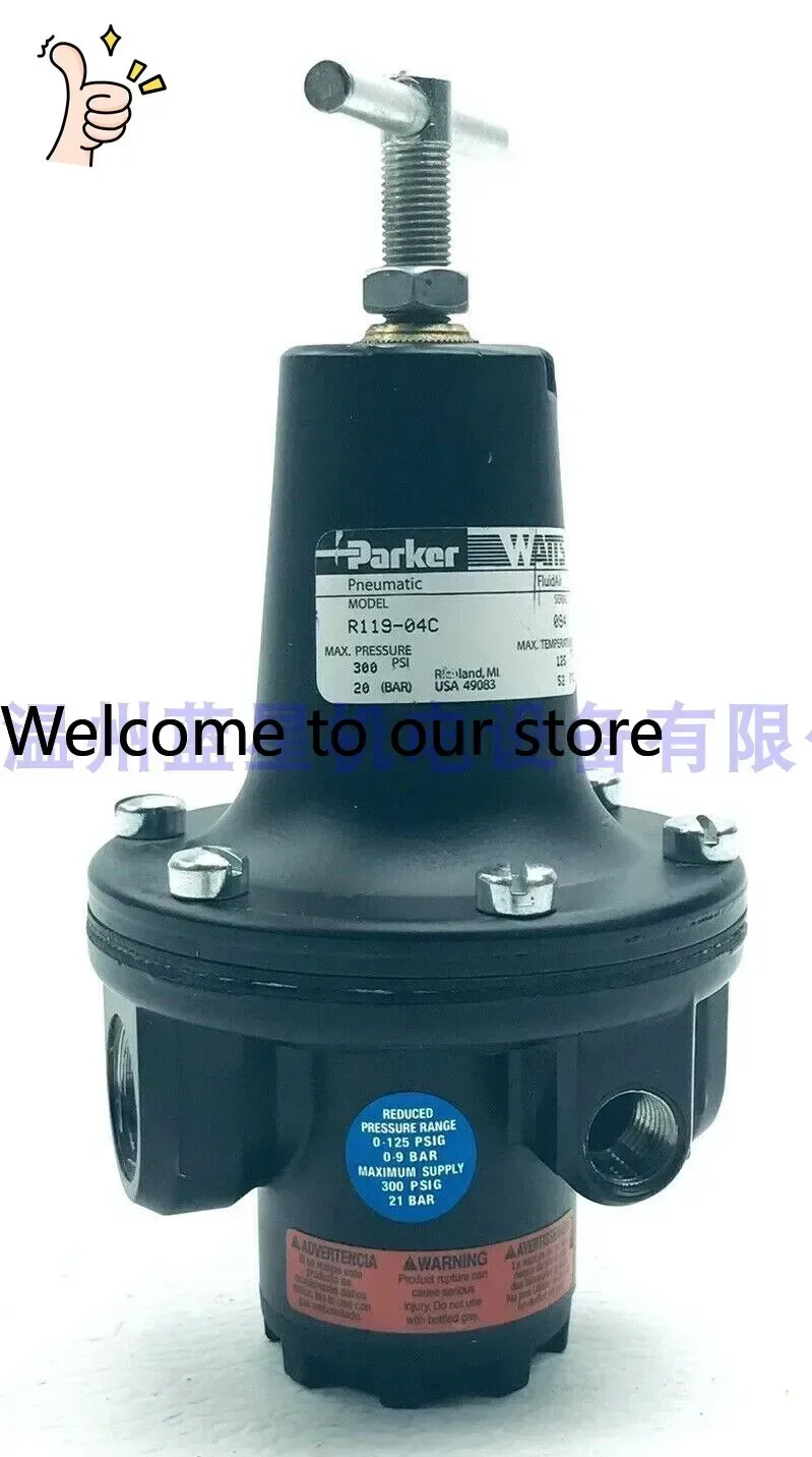 2025.4 WATTS/PARKER 공압식 압력 조절기 R119-04C 300PSI
