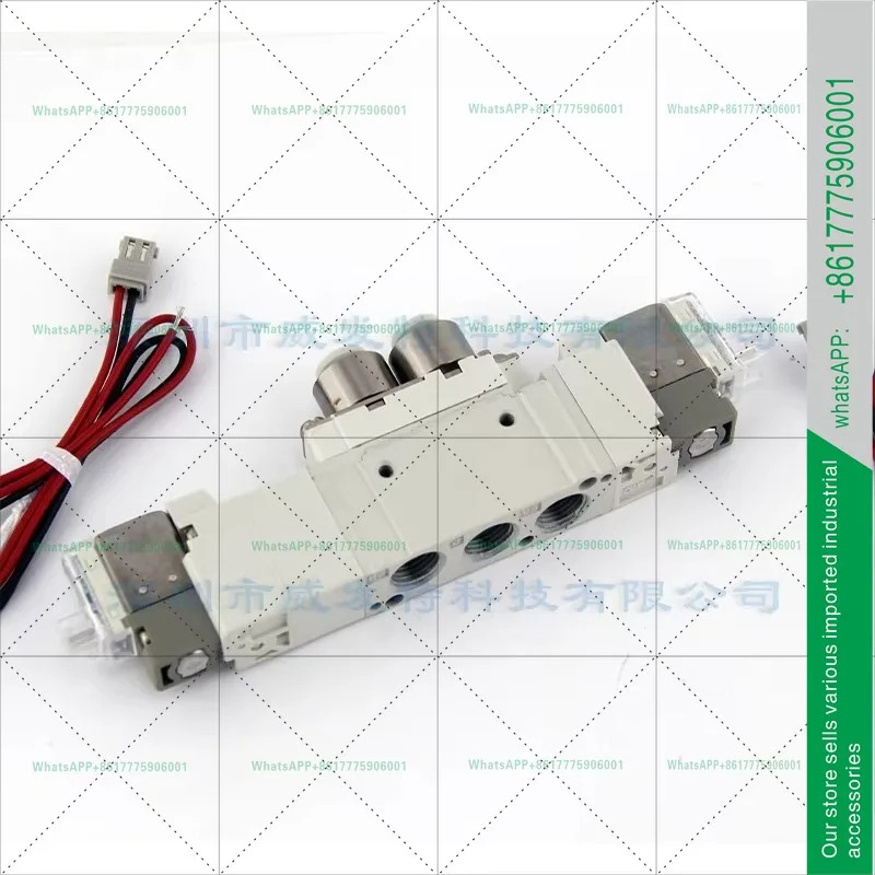 SMC SY5320-5LZD-C6 SY5320-5LZD-C4 삼위치 오방 중밀폐 솔레노이드 밸브 이전제어