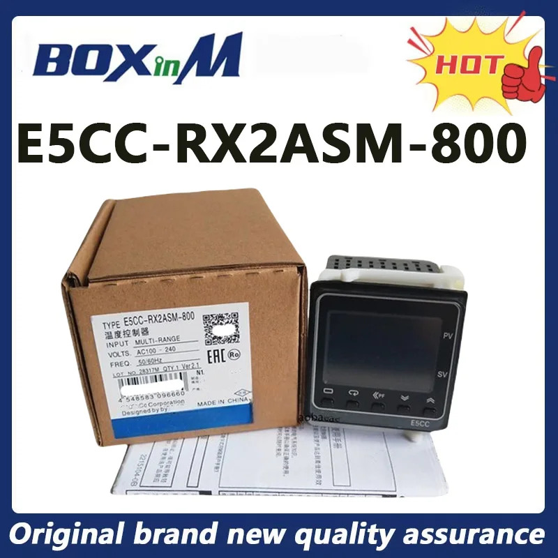 원본 E5CC-RX2ASM-800 온도 컨트롤러 제어 미터 디지털 디스플레이