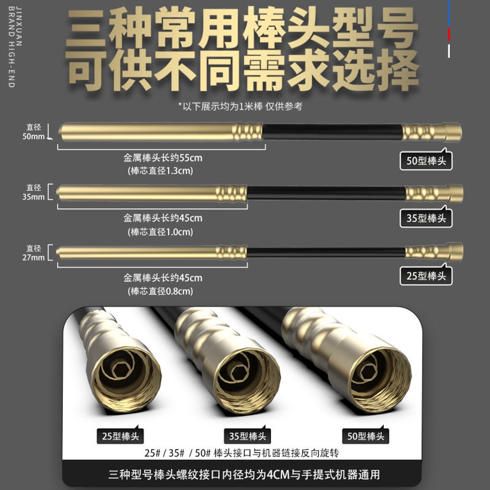 콘크리트 진동기 바이브레타 시멘트진동기 전기 구동 방식 건설 공사 작업용 현장용다짐장치 - 상세 이미지 4