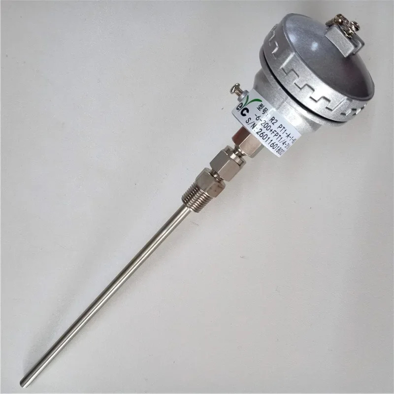대만 EYC 온도 센서 파이프 직경 6MM 길이 200MM 이동식 나사 1/4 316 재질