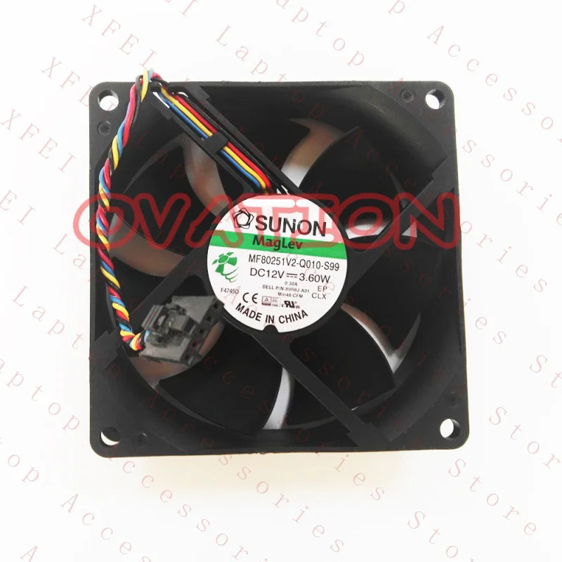 C MF80251V2-Q010-S99 12V 3.6W 냉각팬 4선 80x80x25MM