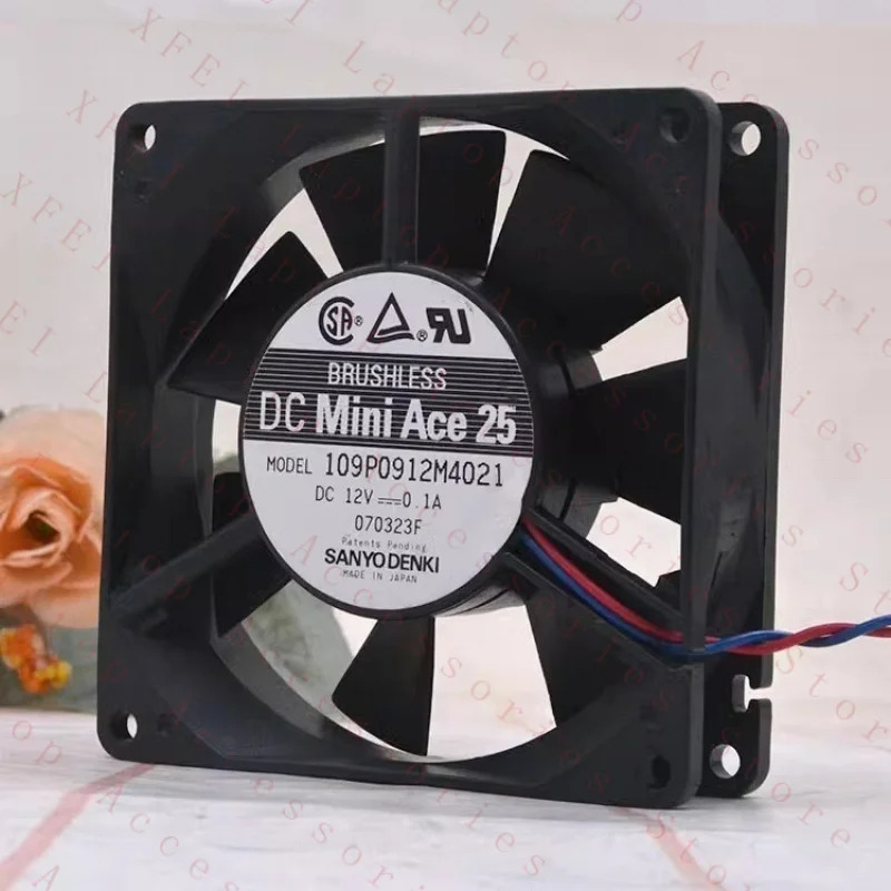 C 109P0912M4021 9225 DC12V 0.1A 2선식 냉각팬