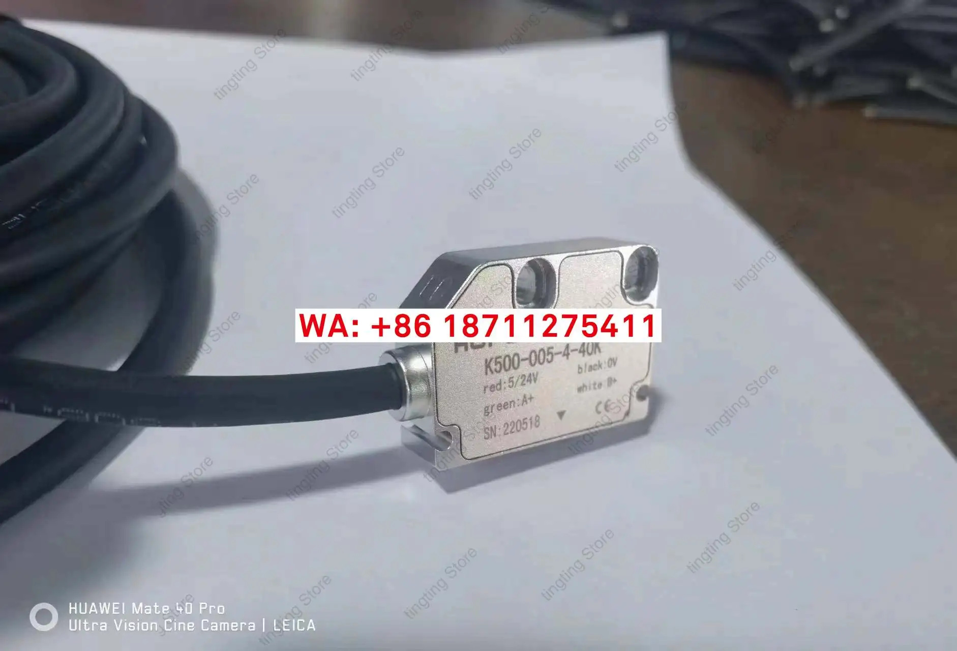 HOPO 자기 그리드 룰러 PLC 헤드 24V 리딩 K500-005-4-40K K500-025-4 스톤 마그네틱
