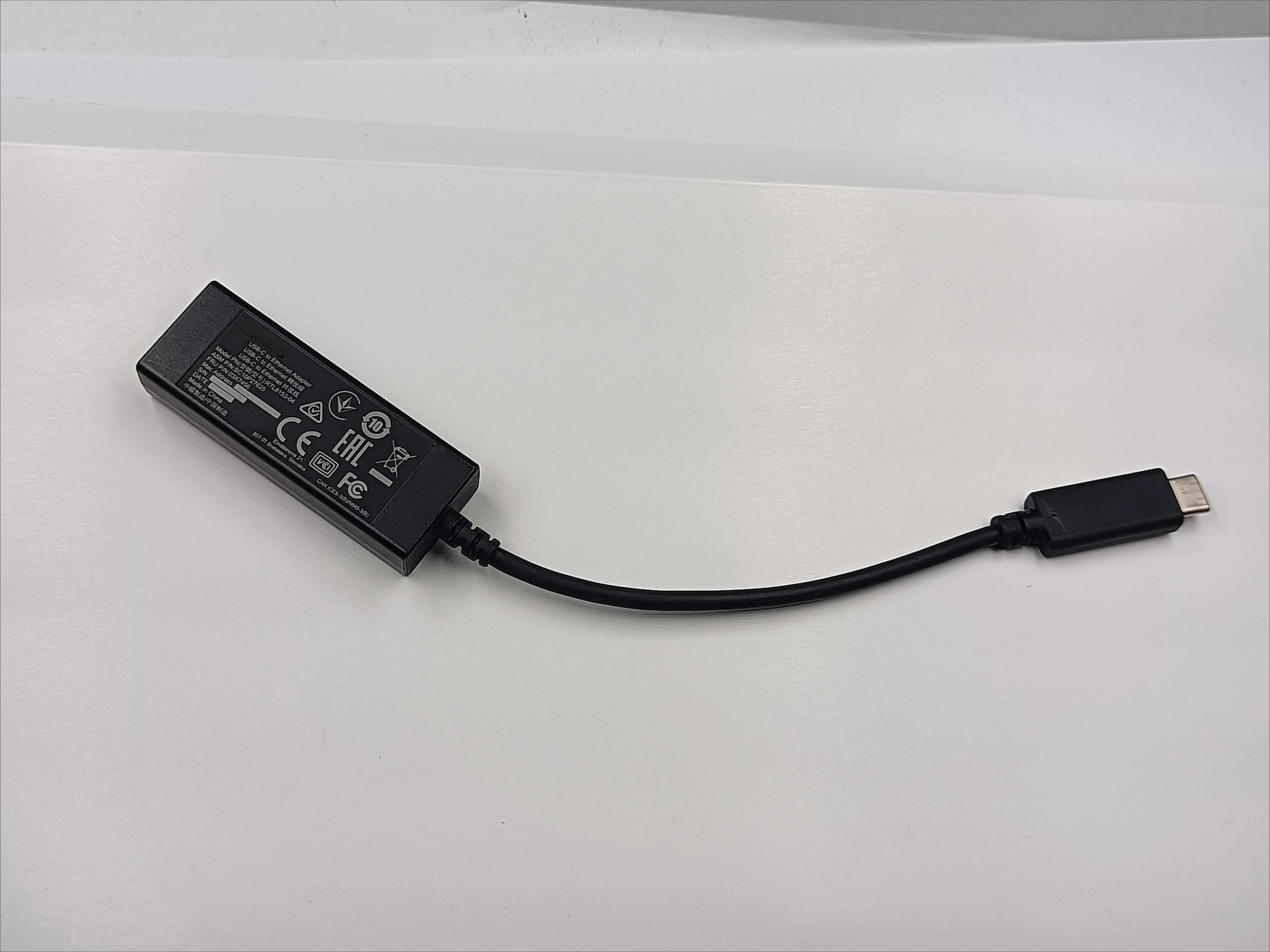 ThinkPad T14S X13 T14 T15 X1 카본 Type-C 네트워크 케이블 03X7456용