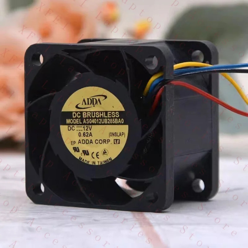 C AS04012UB285BA0 DC12V 0.62A 4선식 냉각팬