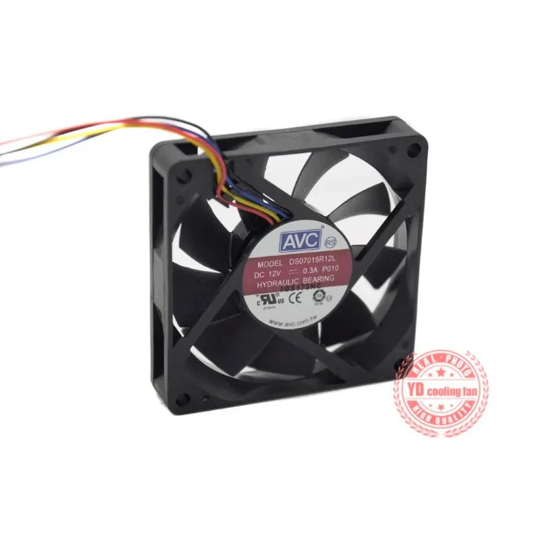 JFG C 7015 7CM 4PIN DS07015R12L 12V 0.30A 냉각팬용