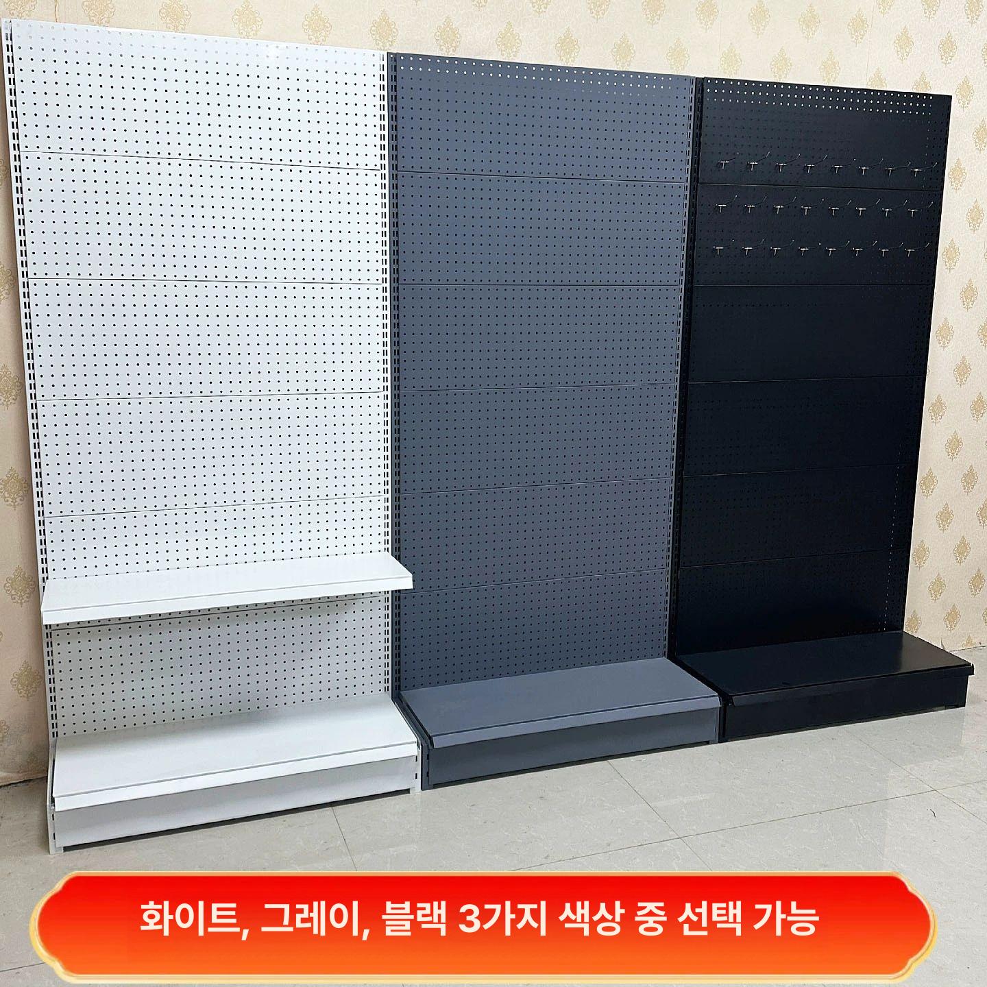 타공판 랙 매대 스탠드 걸이대 철제 72x40x225cm 디스플레이 - 상세 이미지 5