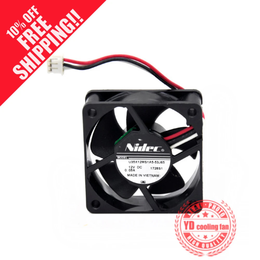 JFG 니덱 U35X12MS1A5-53J65 3515 12V 0.05A 3.5CM 저소음 냉각팬