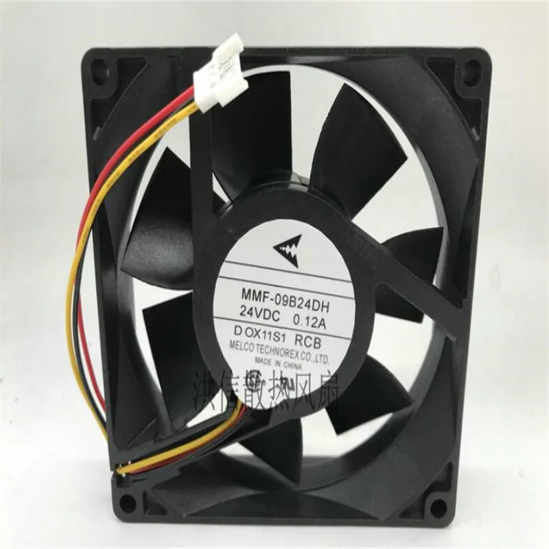 JFG 9025 MMF-09B24DH-RCB 24V 0.12A 9CM 삼선 인버터 냉각팬