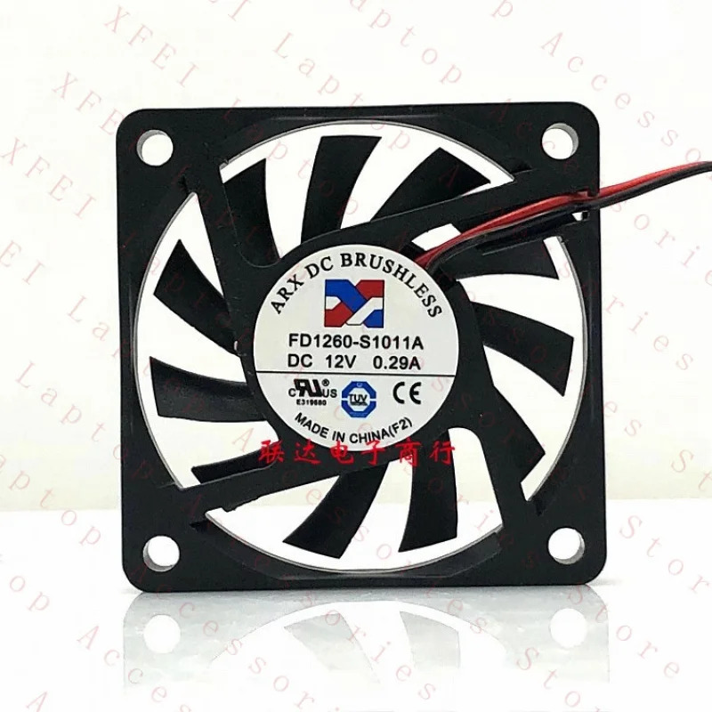 ARX FD1260-S1011A DC12V 0.29A 6010 6cm냉각팬